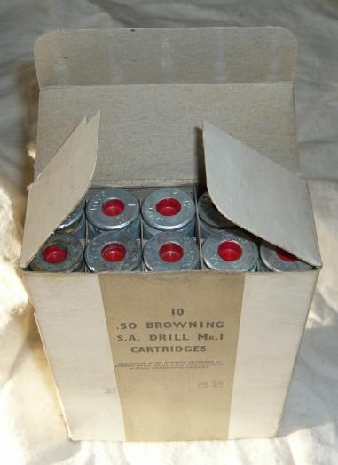 .50 Cal Drill Rounds 10 Round Box 