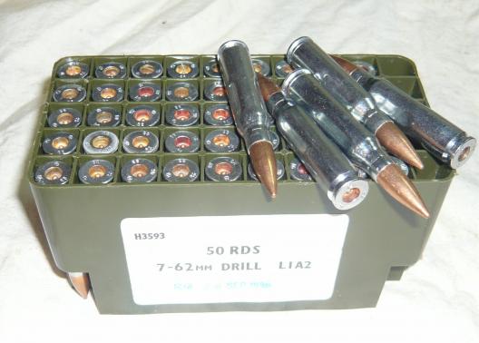 7.62mm. Inert Drill Rounds