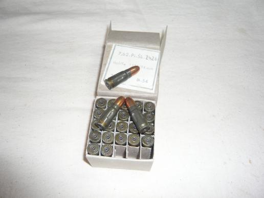 7.62mm Russian inert drill box of 25