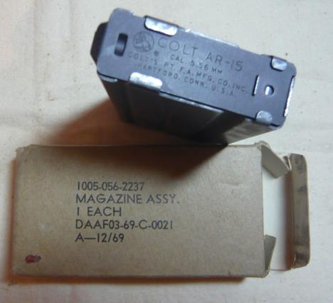 Colt AR15 5.56mm Magazine New Boxed 1969