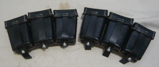 Reproduction K98 WWII ammo pouches