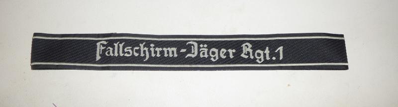 Reproduction Fallschirm-Jager Rgt.1 Cuff Title