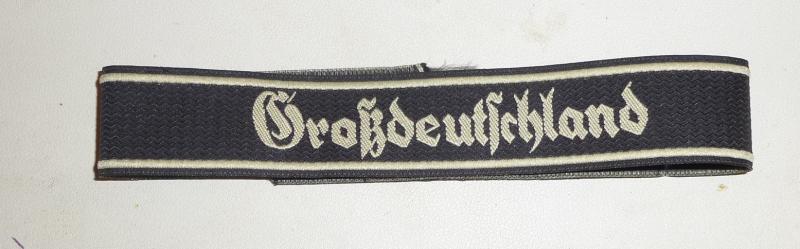 Reproduction Grossdeutschland Cuff Title