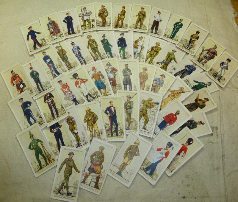 Players Cigarette Cards British Uniforms Qty. 50