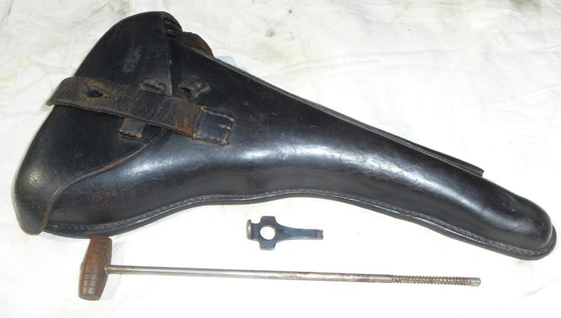 Rare Artillery Luger Holster with Parts