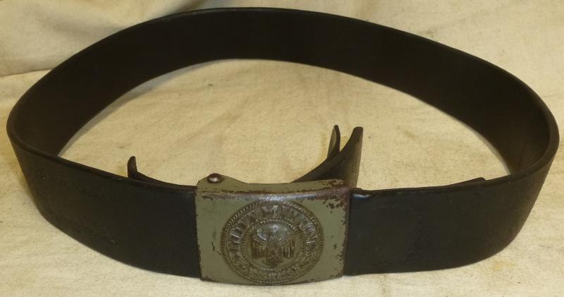 German Enlisted Mans Belt and Buckle