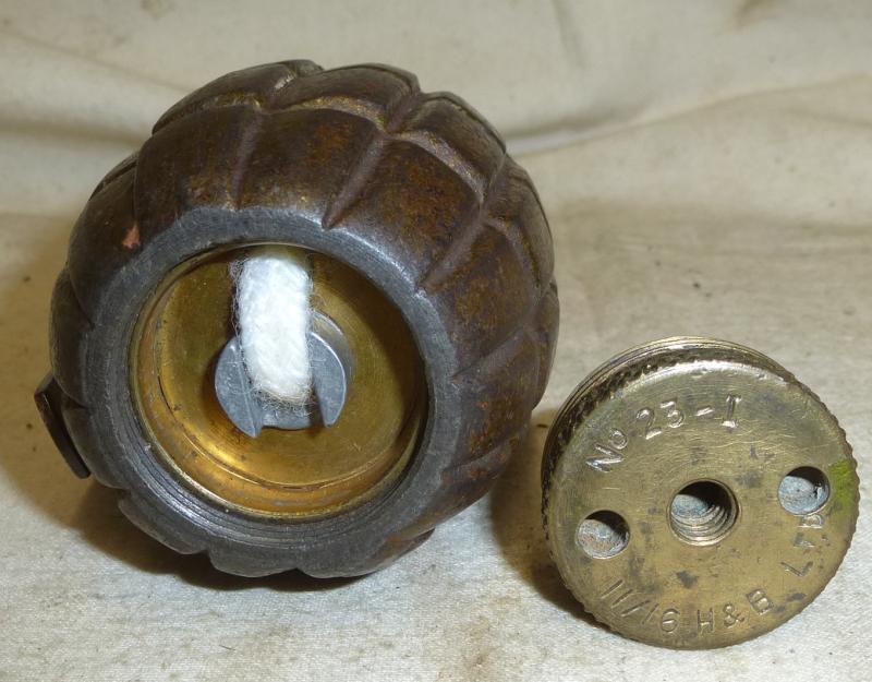 British WWI Grenade No:23  Dated 1916