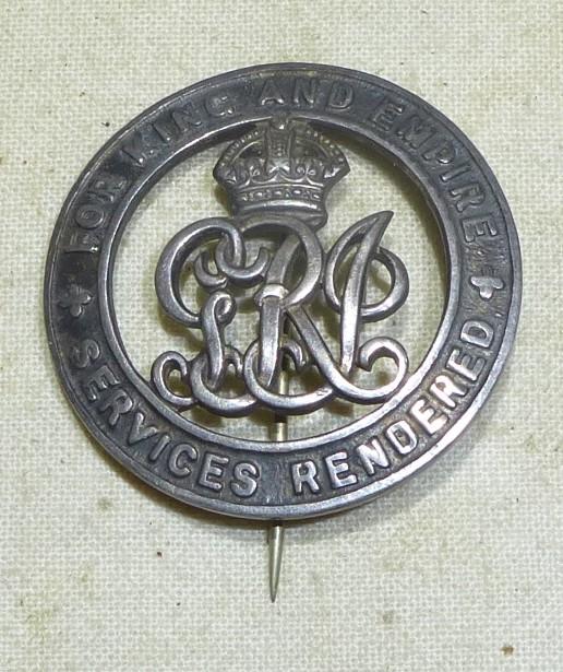 WWI Silver War Badge
