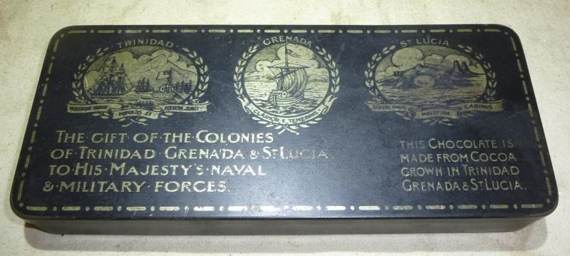 WWI The Gift of the Colonies Chocolate Tin