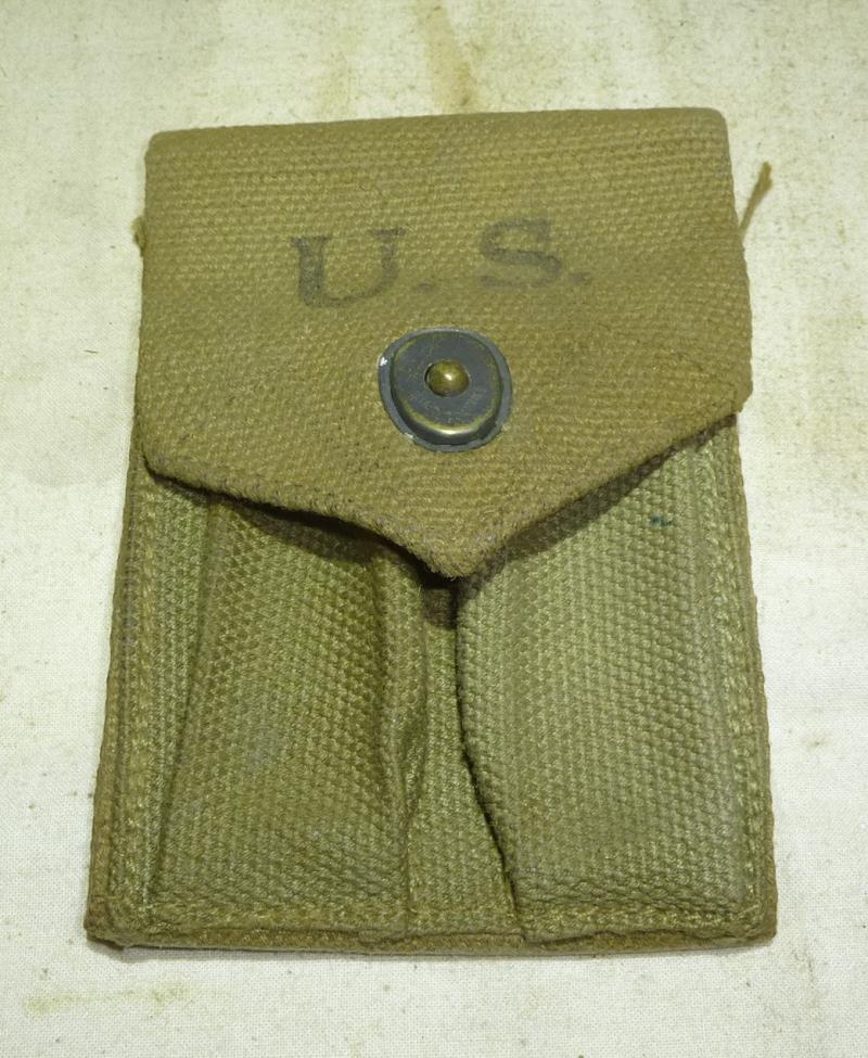 Colt 1911 Canvas Magazine Pouch WWII Issue