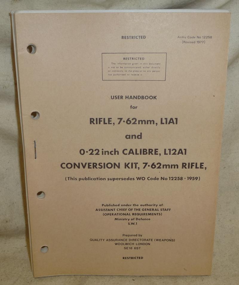SLR LIAI and 0.22 LI2AI Conversion Kit Handbook New